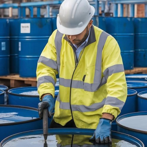 male-worker-inspection-record-drum-oil-stock-barrels-blue-horizontal-chemical_926199-4273465